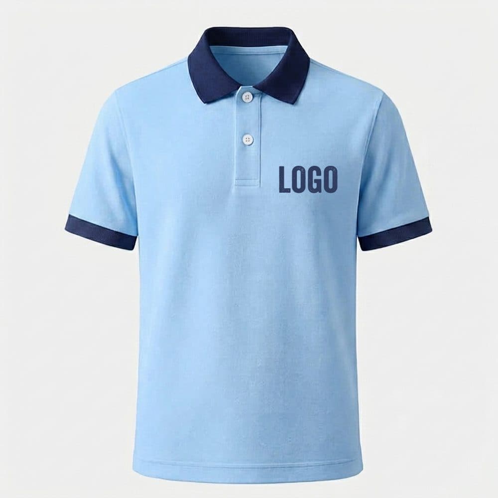 Dual Color | Contrast Color Team Polo T-shirt