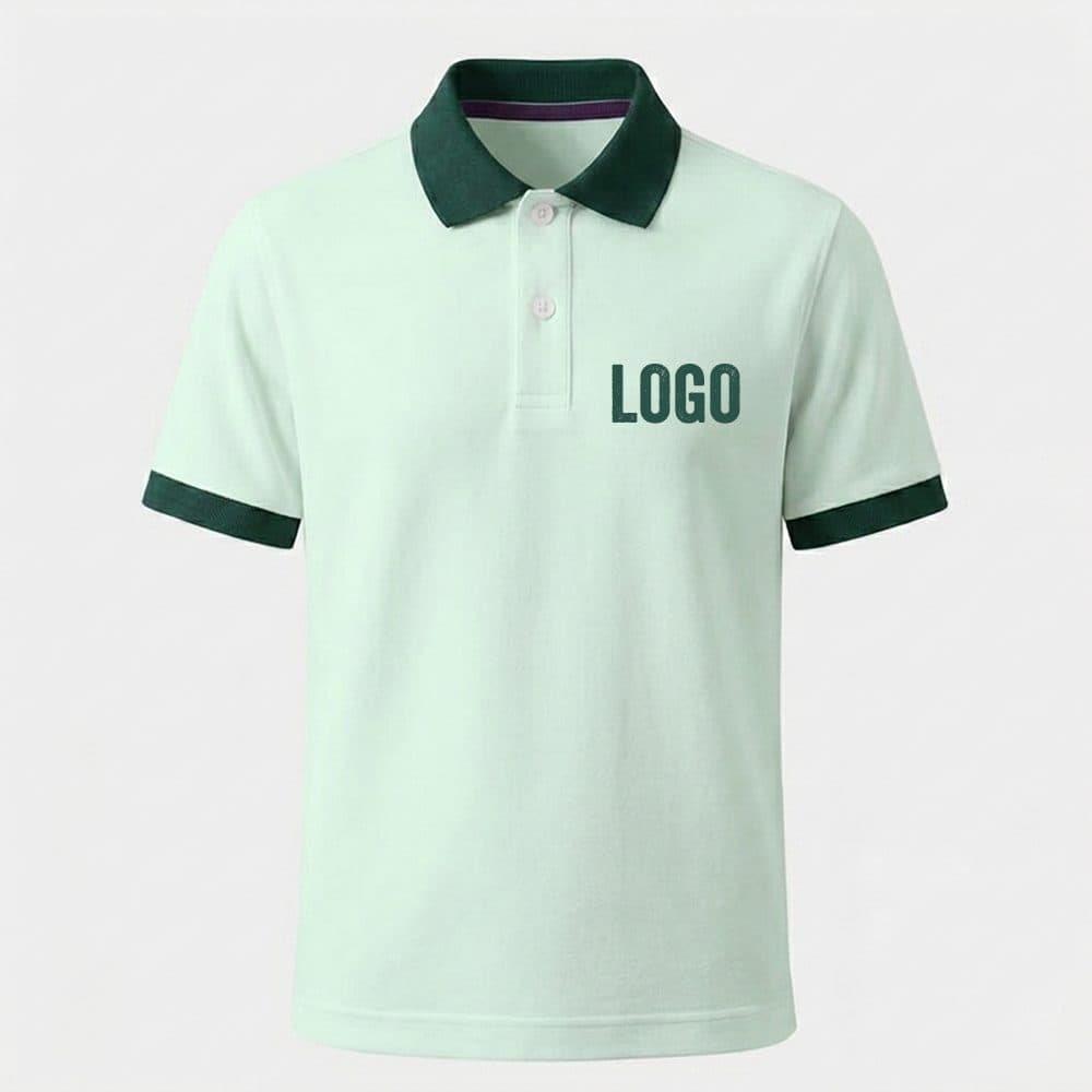 Dual Color | Contrast Color Team Polo T-shirt