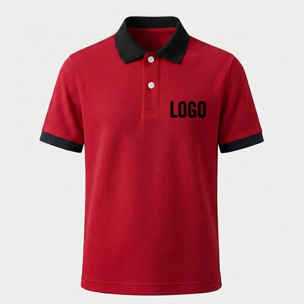 Dual Color | Contrast Color Team Polo T-shirt