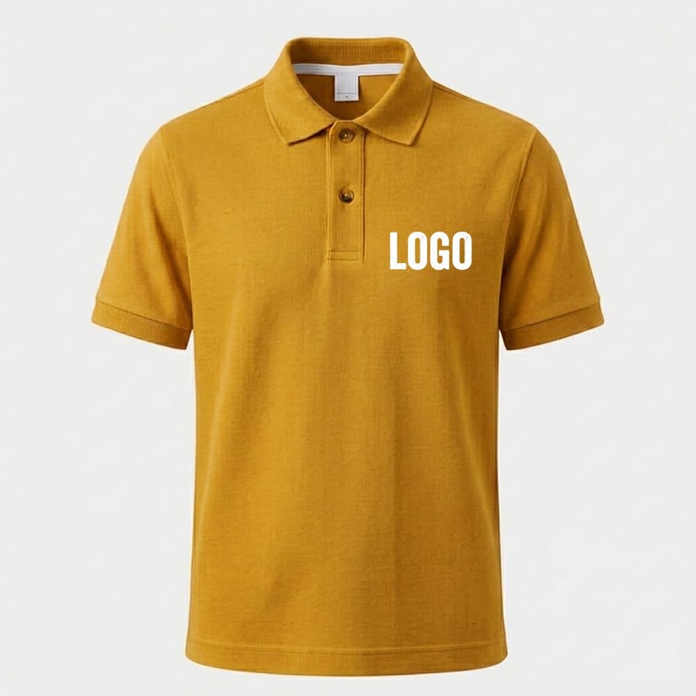 Solid color polo neck | Customizable Team T-shirt