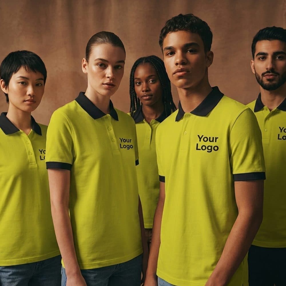 Dual Color | Contrast Color Team Polo T-shirt