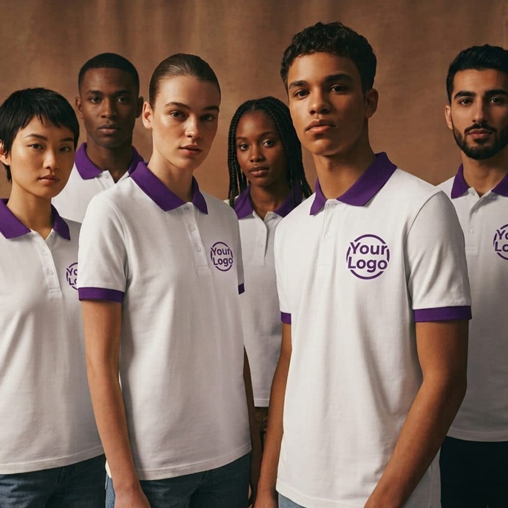 Dual Color | Contrast Color Team Polo T-shirt